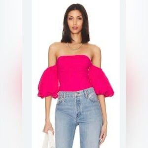 FREE PEOPLE X Revolve  Ever After Top in Dolled Up Pink